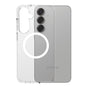 Husa pentru Samsung Galaxy S25 Plus, PanzerGlass® Care Flagship Urban Combat White Qi Compatible, transparenta