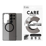 Husa pentru Samsung Galaxy S25 Ultra, PanzerGlass® Care Flagship Urban Combat Black Qi Compatible, fumuriu