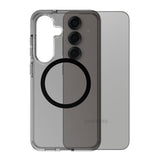 Husa pentru Samsung Galaxy S25, PanzerGlass® Care Flagship Urban Combat Black Qi Compatible, fumuriu