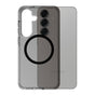 Husa pentru Samsung Galaxy S25, PanzerGlass® Care Flagship Urban Combat Black Qi Compatible, fumuriu