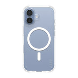 Husa pentru iPhone 17, PanzerGlass® Care Fashionable Case w. White MagSafe, transparenta