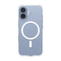 Husa pentru iPhone 17, PanzerGlass® Care Fashionable Case w. White MagSafe, transparenta