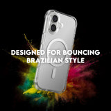 Husa pentru iPhone 17, PanzerGlass® Care Fashionable Case w. White MagSafe, transparenta