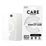 Husa pentru iPhone 16e, PanzerGlass® Care Flagship Urban Combat Star Lit w. White Qi Compatible, transparenta