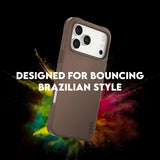 Husa pentru iPhone 17 Air, PanzerGlass® Care Fashionable Case w. MagSafe, maro