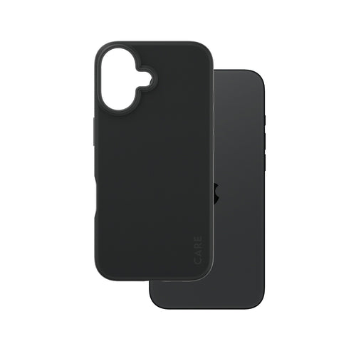 Husa pentru iPhone 16, PanzerGlass® Care Fashionable Case, negru