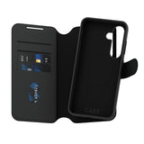 Husa pentru Samsung Galaxy S25, PanzerGlass® Care Feature Case Tango Two-in-One Wallet, negru