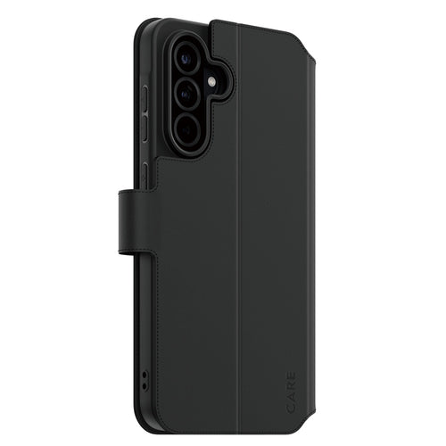 Husa pentru Samsung Galaxy A26 5G, PanzerGlass® Care Feature Kickstand Wallet Case, negru