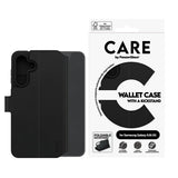 Husa pentru Samsung Galaxy A36 5G, PanzerGlass® Care Feature Kickstand Wallet Case, negru