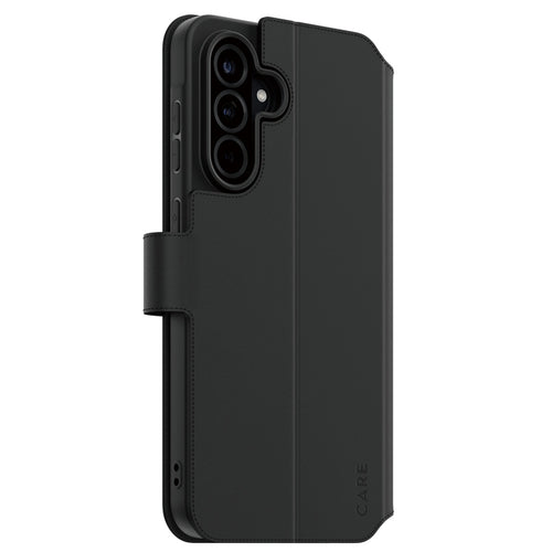 Husa pentru Samsung Galaxy A36 5G, PanzerGlass® Care Feature Kickstand Wallet Case, negru