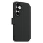 Husa pentru Samsung Galaxy S25 Plus, PanzerGlass® Care Feature Kickstand Wallet Case, negru