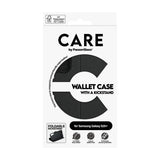 Husa pentru Samsung Galaxy S25 Plus, PanzerGlass® Care Feature Kickstand Wallet Case, negru