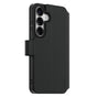 Husa pentru Samsung Galaxy S25, PanzerGlass® Care Feature Kickstand Wallet Case, negru