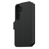 Husa pentru Samsung Galaxy S25, PanzerGlass® Care Feature Kickstand Wallet Case, negru