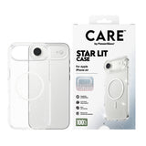 Husa pentru iPhone 17 Air, PanzerGlass® Care Flagship Urban Explorer Star Lit White MagSafe, transparenta