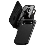 Husa pentru iPhone 17 Air, PanzerGlass® Care Feature MagSafe Case Tango Two-in-One Wallet, negru