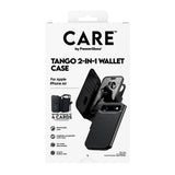 Husa pentru iPhone 17 Air, PanzerGlass® Care Feature MagSafe Case Tango Two-in-One Wallet, negru