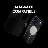 Husa pentru iPhone 17 Pro Max, PanzerGlass® Care Feature MagSafe Case Tango Two-in-One Wallet, negru