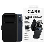 Husa pentru iPhone 17 Pro, PanzerGlass® Care Feature MagSafe Case Tango Two-in-One Wallet, negru