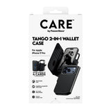 Husa pentru iPhone 17 Pro, PanzerGlass® Care Feature MagSafe Case Tango Two-in-One Wallet, negru