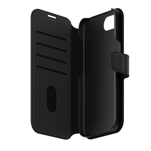 Husa pentru iPhone 16e, PanzerGlass® Care Feature Case Tango Two-in-One Wallet, negru