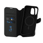 Husa pentru iPhone 16 Pro Max, PanzerGlass® Care Feature MagSafe Case Tango Two-in-One Wallet, negru