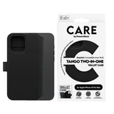 Husa pentru iPhone 16 Pro Max, PanzerGlass® Care Feature MagSafe Case Tango Two-in-One Wallet, negru