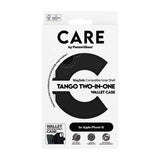 Husa pentru iPhone 16, PanzerGlass® Care Feature MagSafe Case Tango Two-in-One Wallet, negru