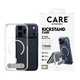 Husa pentru iPhone 17 Pro, PanzerGlass® Care Feature Kickstand MagSafe, transparenta