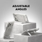 Husa pentru iPhone 17 Pro Max, PanzerGlass® Care Feature Kickstand MagSafe, transparenta