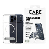Husa pentru iPhone 17 Pro Max, PanzerGlass® Care Feature Kickstand MagSafe, transparenta