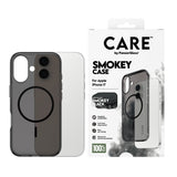 Husa pentru iPhone 17, PanzerGlass® Care Flagship Urban Explorer Black MagSafe, fumuriu