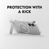 Husa pentru iPhone 17, PanzerGlass® Care Feature Kickstand MagSafe, transparenta