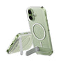 Husa pentru iPhone 17, PanzerGlass® Care Feature Kickstand MagSafe, transparenta