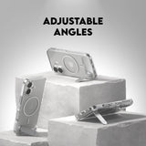 Husa pentru iPhone 17, PanzerGlass® Care Feature Kickstand MagSafe, transparenta