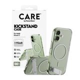 Husa pentru iPhone 17, PanzerGlass® Care Feature Kickstand MagSafe, transparenta