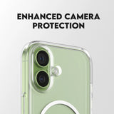 Husa pentru iPhone 17, PanzerGlass® Care Feature Kickstand MagSafe, transparenta