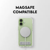Husa pentru iPhone 17, PanzerGlass® Care Feature Kickstand MagSafe, transparenta
