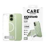 Husa pentru iPhone 17, PanzerGlass® Care Feature Kickstand MagSafe, transparenta