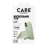 Husa pentru iPhone 17, PanzerGlass® Care Feature Kickstand MagSafe, transparenta