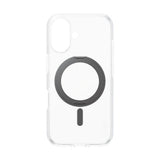 Husa pentru iPhone 16, PanzerGlass® Care Feature Black Kickstand & MagSafe, transparenta