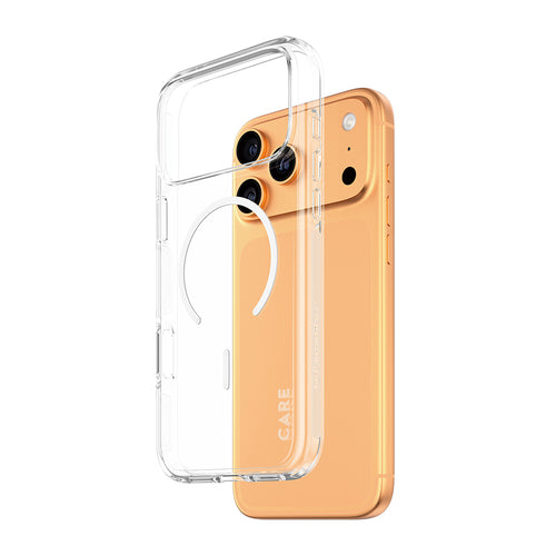 Husa pentru iPhone 17 Pro, PanzerGlass® Care Flagship Urban Explorer White MagSafe, transparenta