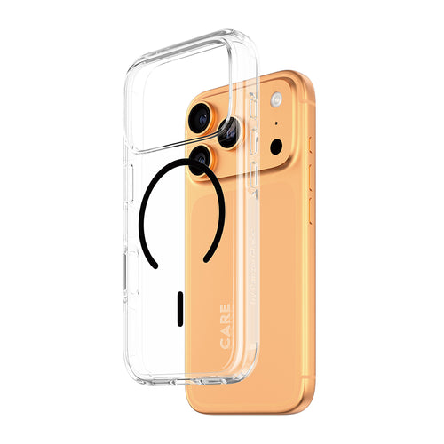 Husa pentru iPhone 17 Pro, PanzerGlass® Care Flagship Urban Explorer Black MagSafe, transparenta