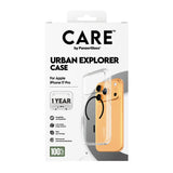 Husa pentru iPhone 17 Pro, PanzerGlass® Care Flagship Urban Explorer Black MagSafe, transparenta