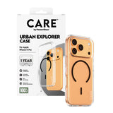 Husa pentru iPhone 17 Pro, PanzerGlass® Care Flagship Urban Explorer Black MagSafe, transparenta