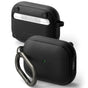 Husa casti pentru AirPods Pro 3, Ringke, Protection Case Onyx Magnetic Non Slip Texture Carabiner Hole, negru