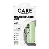 Husa pentru iPhone 17, PanzerGlass® Care Flagship Urban Explorer Black MagSafe, transparenta