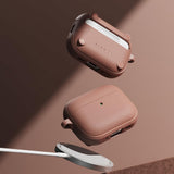 Husa casti pentru AirPods Pro 3, Ringke, Protection Case Onyx Magnetic Non Slip Texture Carabiner Hole Constant Coral