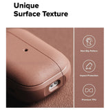 Husa casti pentru AirPods Pro 3, Ringke, Protection Case Onyx Magnetic Non Slip Texture Carabiner Hole Constant Coral
