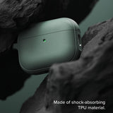 Husa casti pentru AirPods Pro 3, Ringke, Protection Case Onyx Magnetic Non Slip Texture Carabiner Hole Sage, verde